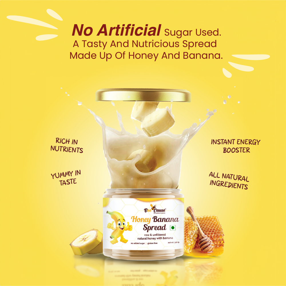 Honey Banana Spread - Bee Cause