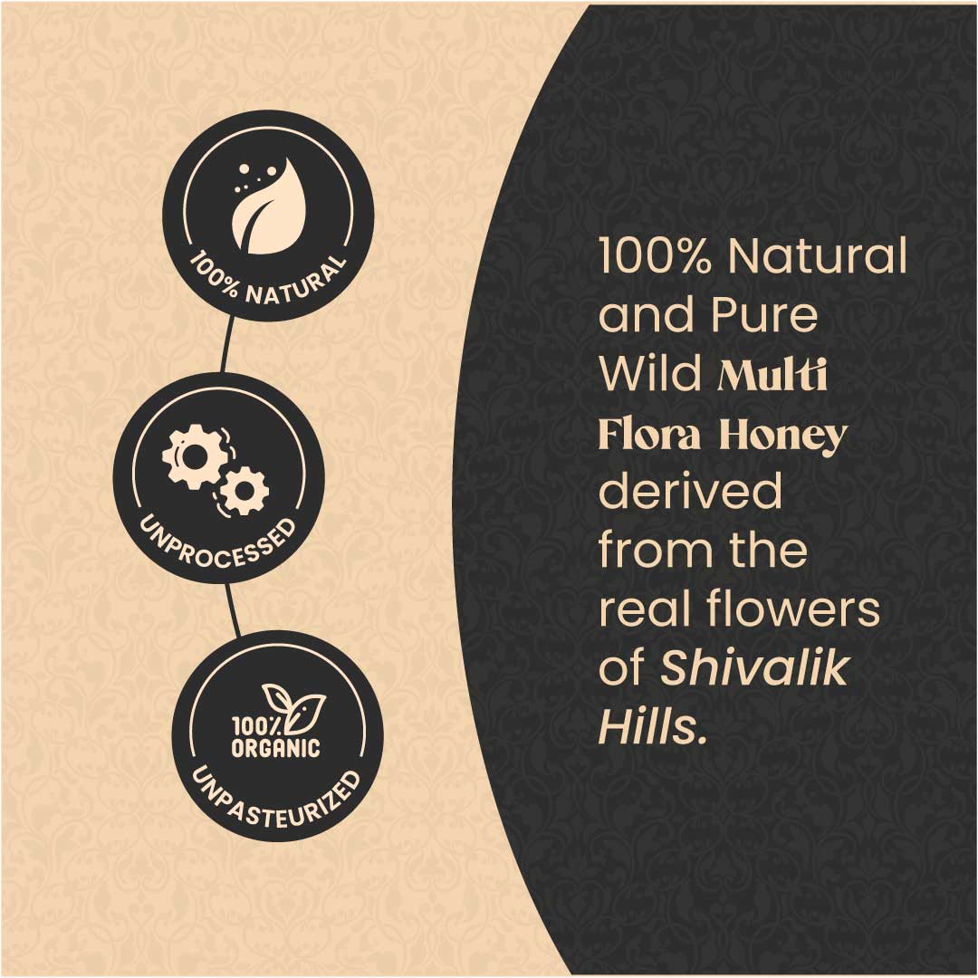 Multi Flora Golden Honey - Bee Cause