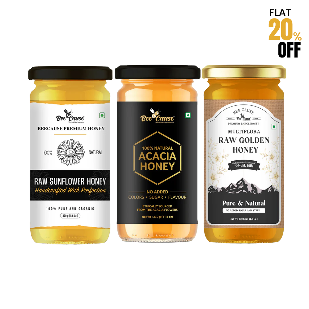 Assorted Pure Honey pack - Bee Cause