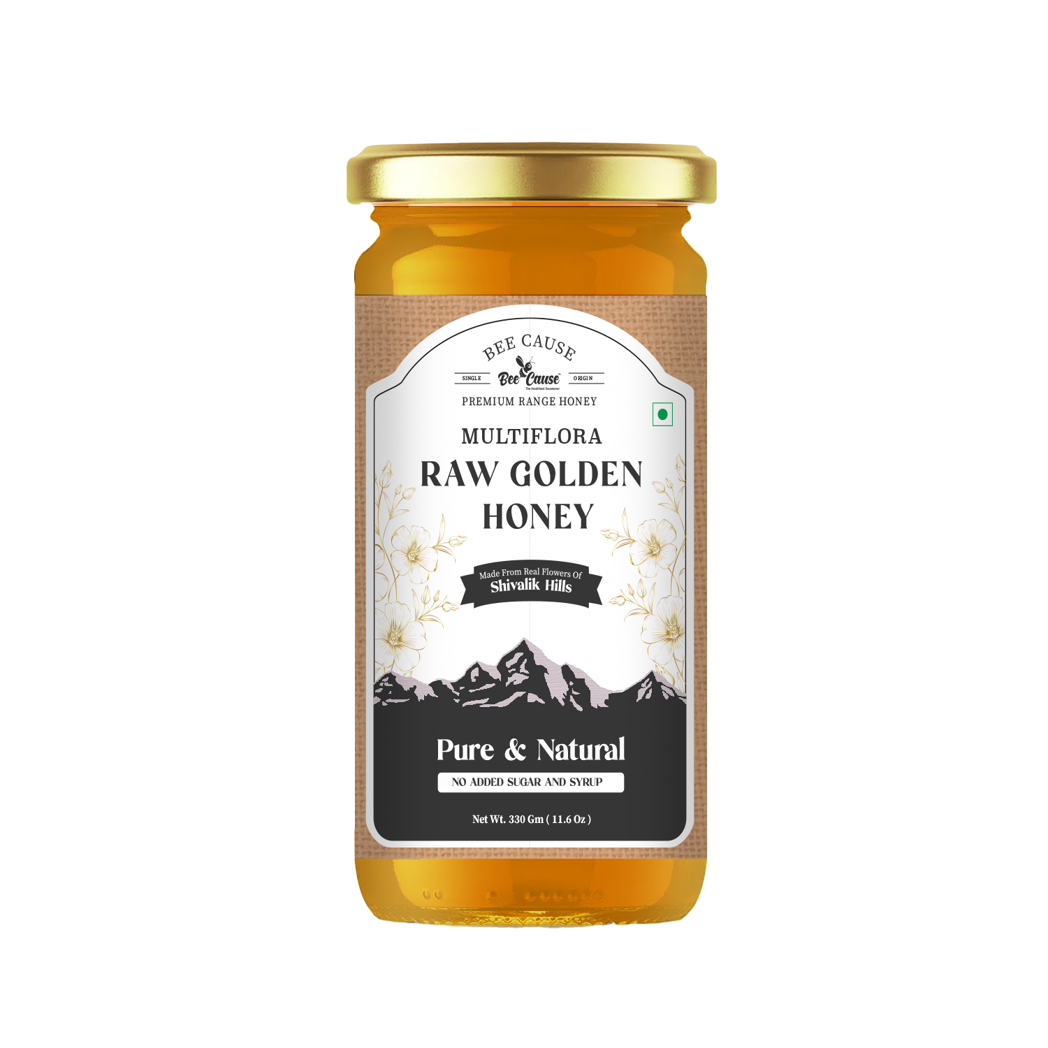 Multi Flora Golden Honey - Bee Cause