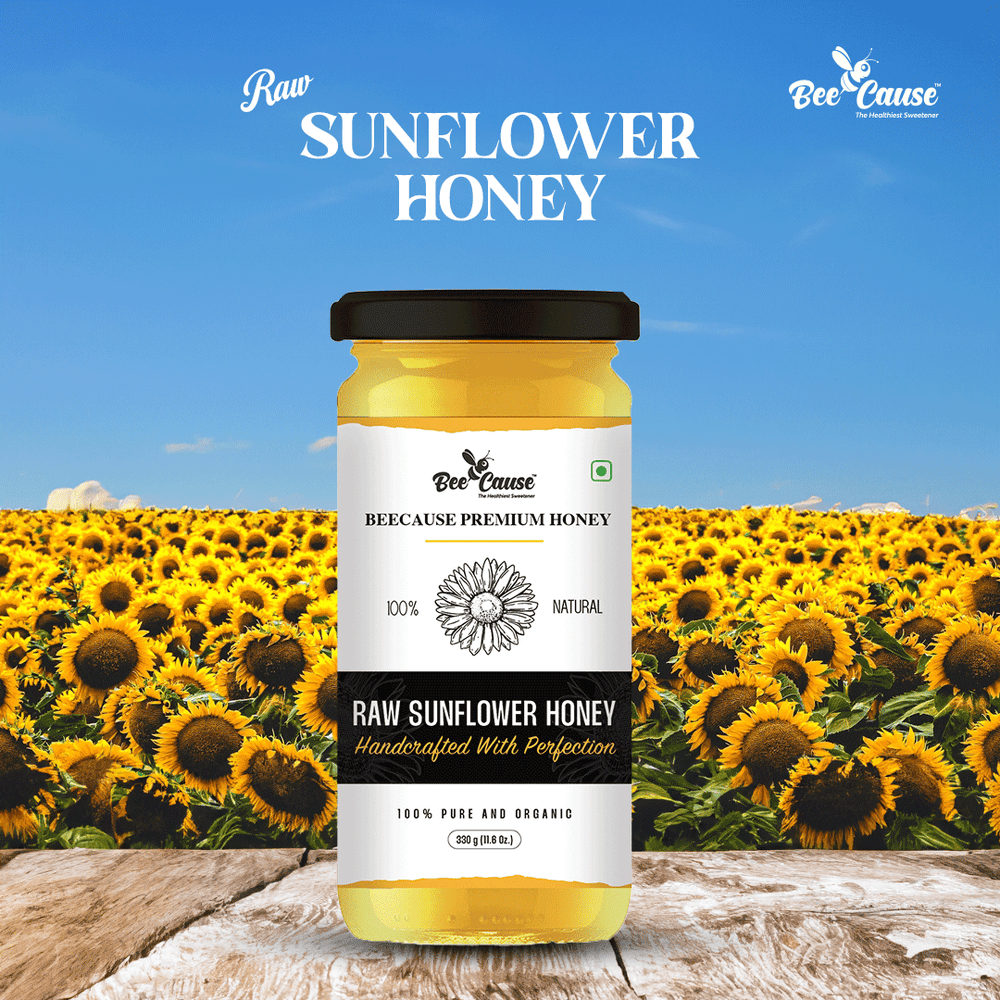 Raw Sunflower Honey - Bee Cause