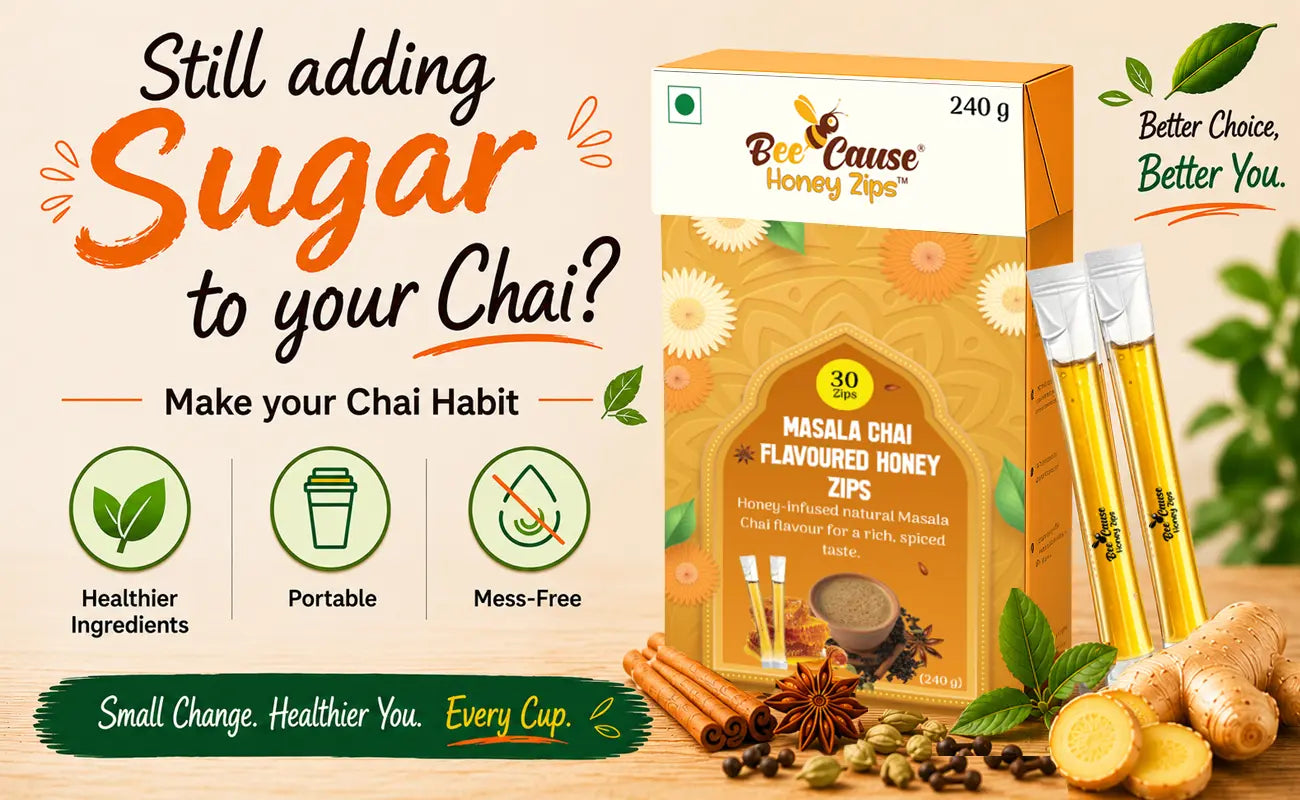 beecuase masla chai flavoured honey