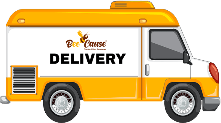 BeeCause honey delivery vehicle for online honey and wellness product orders