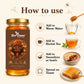 Bee Cause Sulai Honey jar with usage instructions on a beige background