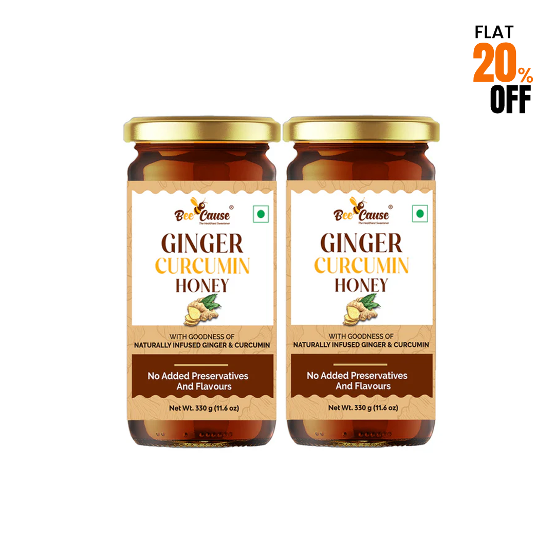 Ginger Curcumin Honey - Bee Cause