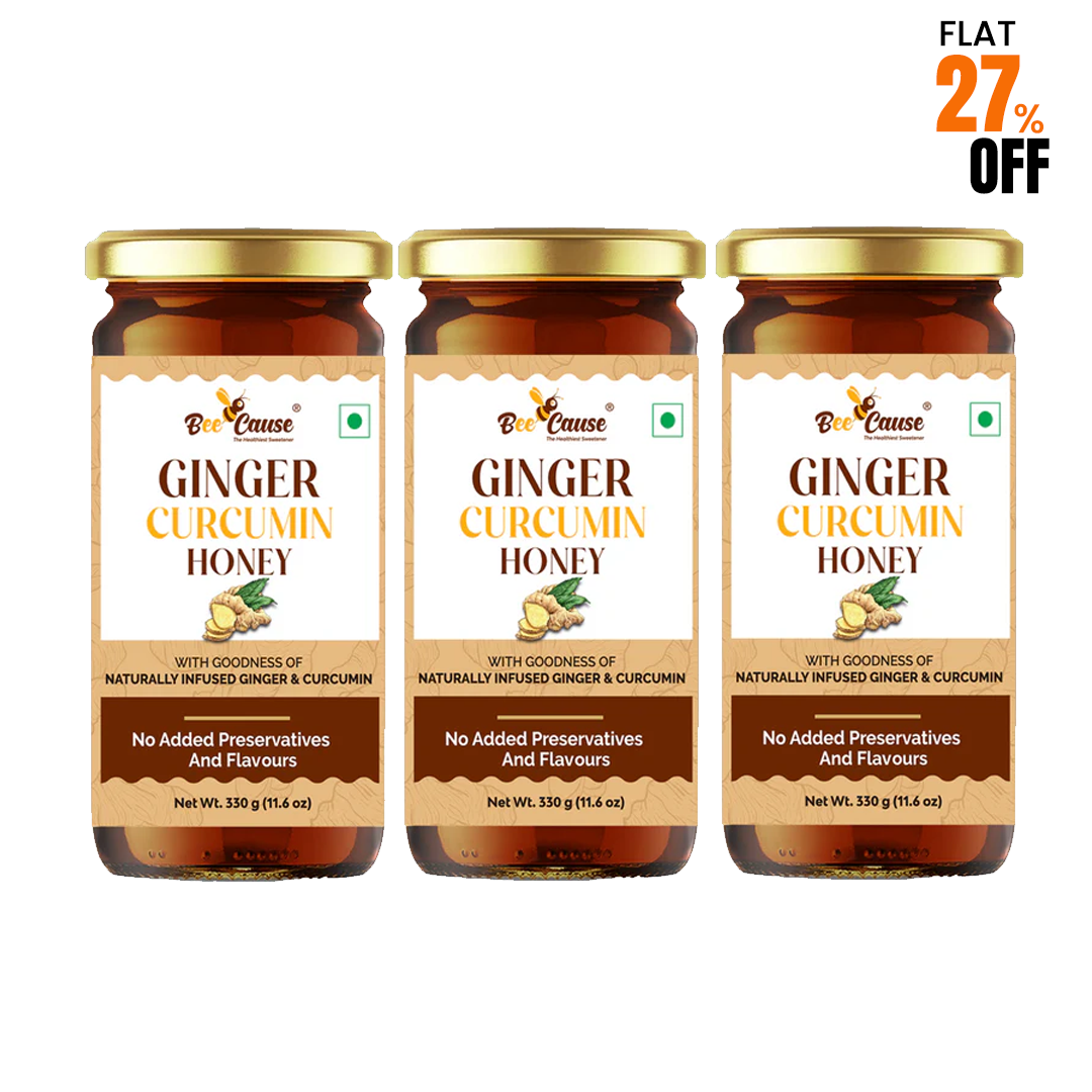 Ginger Curcumin Honey - Bee Cause
