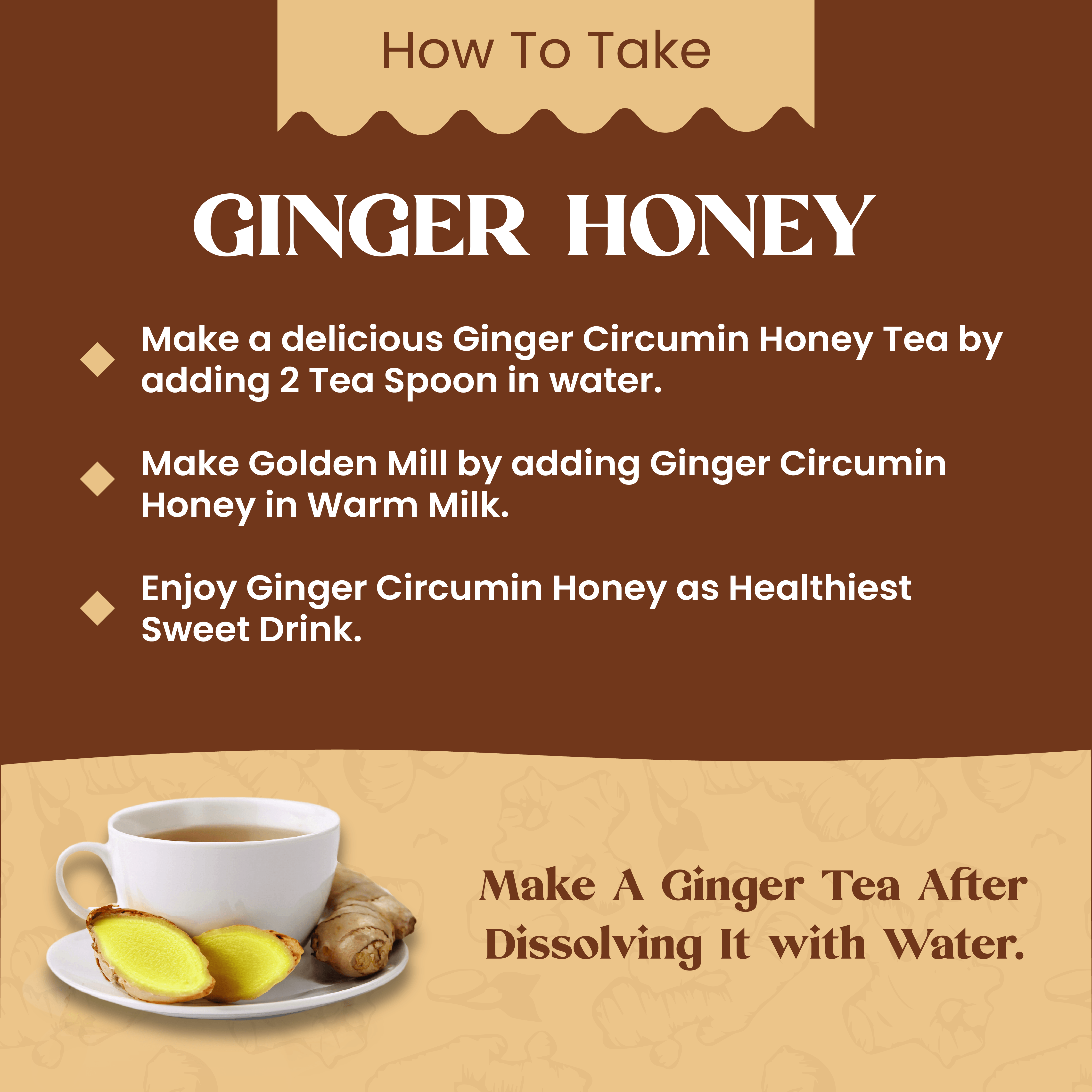 Ginger Curcumin Honey - Bee Cause