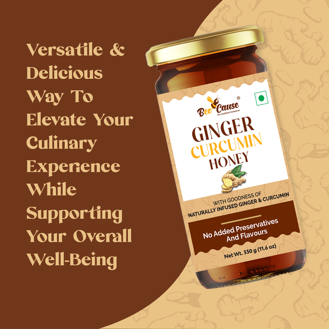 Ginger Curcumin Honey - Bee Cause