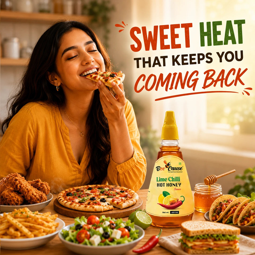 Lime Chilli Hot Honey Sauce-400gm - Bee Cause
