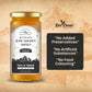 A purity guarantee graphic for Bee Cause Multiflora Raw Golden Honey, explicitly stating it contains "No Added Preservatives," "No Artificial Substances," and "No Food Colouring".