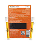 Back panel of the Bee Cause Sulemani Chai Flavoured Honey Zips packaging, displaying the Nutrition Facts, ingredients, FSSAI license number, and manufacturing details for Eternal Health Care Inc., flanked by two single-serve honey sachets.