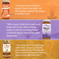 A three-part marketing banner with wellness quotes highlighting the unique purpose of BeeCause Slim Honey, Relax Honey, and Ginger Curcumin Honey.