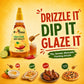 Bee Cause Lime Chilli Hot Honey Sauce bottle with usage suggestions on a yellow background