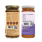 Two glass jars of FSSAI approved Proprietary Food: Honey shown side by side on a white background, displaying both the front and back labels.