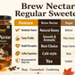 BeeCause Brew Nectar is a maple syrup alternative compared with sugar and flavoured syrups as a coffee sweetener