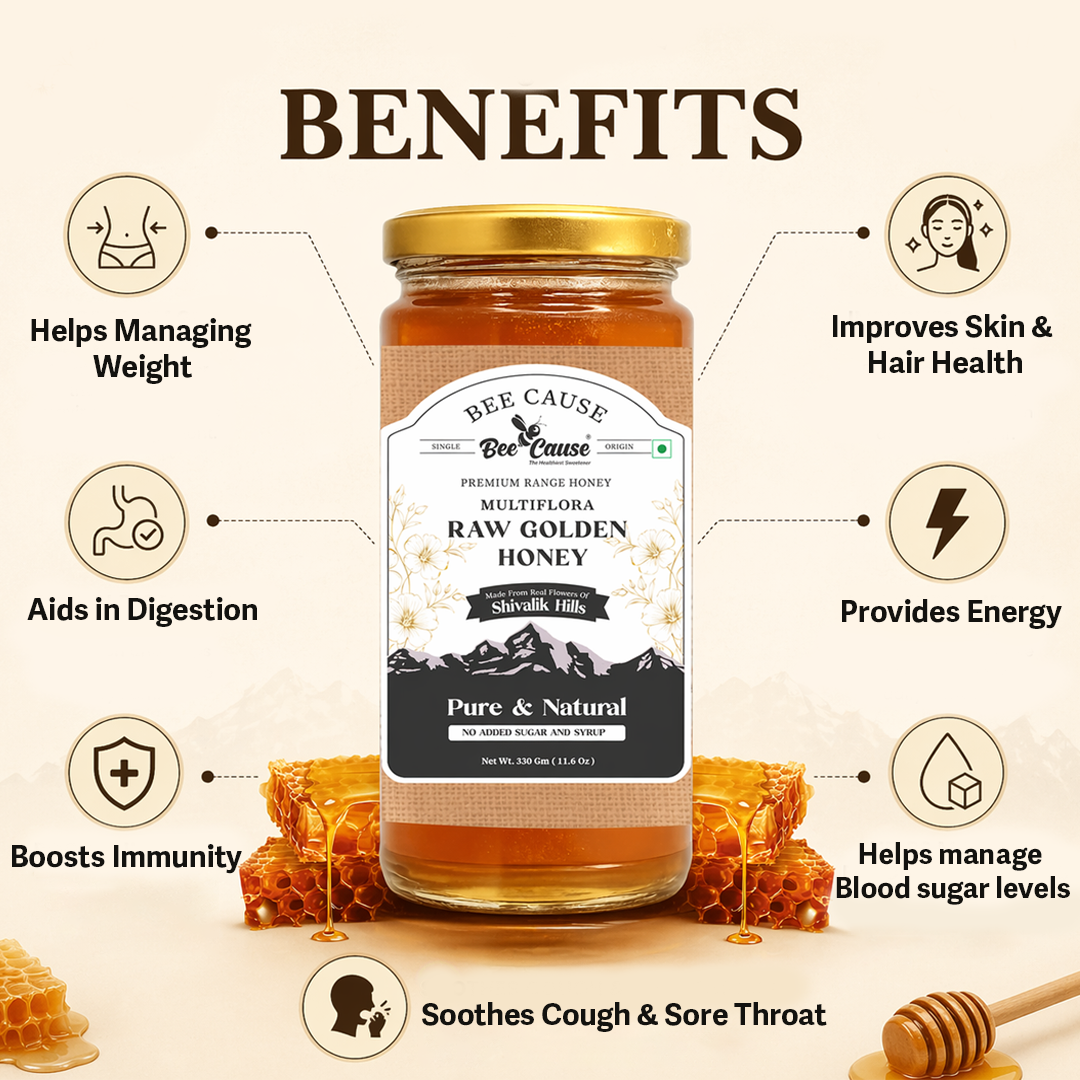 MultiFlora Golden Honey - Bee Cause
