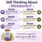 Q&A graphic explaining how Bee Cause Relax Honey helps the body wind down naturally, offering a gentle, daily-safe, and long-term wellness alternative to forced sleep from melatonin.