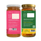 Two glass jars of ETERNAL HEALTHARE INC. Honey (1.