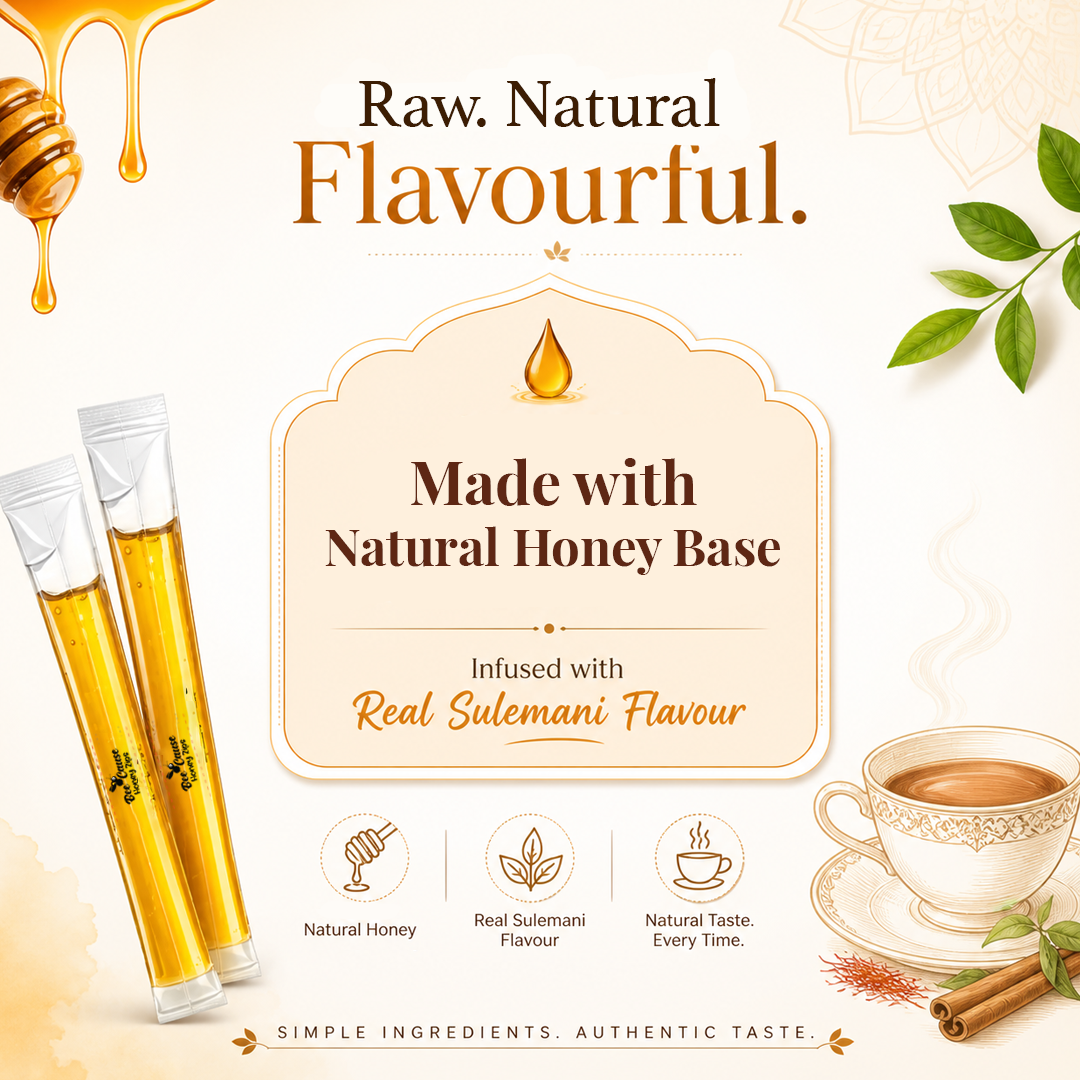 Sulemani Chai Flavoured Honey Zips - Bee Cause