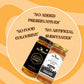 Two jars of Bee Kame honey displayed against a warm orange and beige graphic background with text highlighting key product features: 'NO ADDED PRESERVATIVES', 'NO FOOD COLOURING', and 'NO ARTIFICIAL SUBSTANCES'.