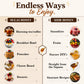 An infographic titled 'Endless Ways to Enjoy.' with two columns: 'SULAI HONEY' on the left and 'SIDR HONEY' on the right.