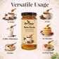 Visual guide showing the versatile uses of Bee Cause Brew Nectar in coffee, milkshakes, oats, tea, pancakes, and power bowls.